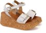 DESA Sandalen Suède Beige Vrouwen Schoenpunt: Nez ouvert - Thumbnail 2
