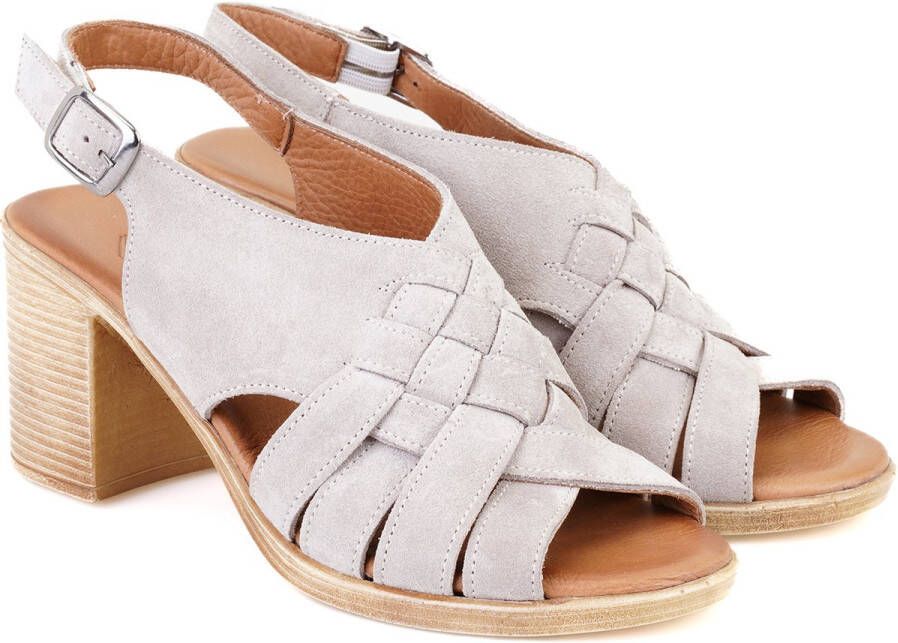 DESA Sandalen Suède Grijs Vrouwen Schoenpunt: Nez ouvert