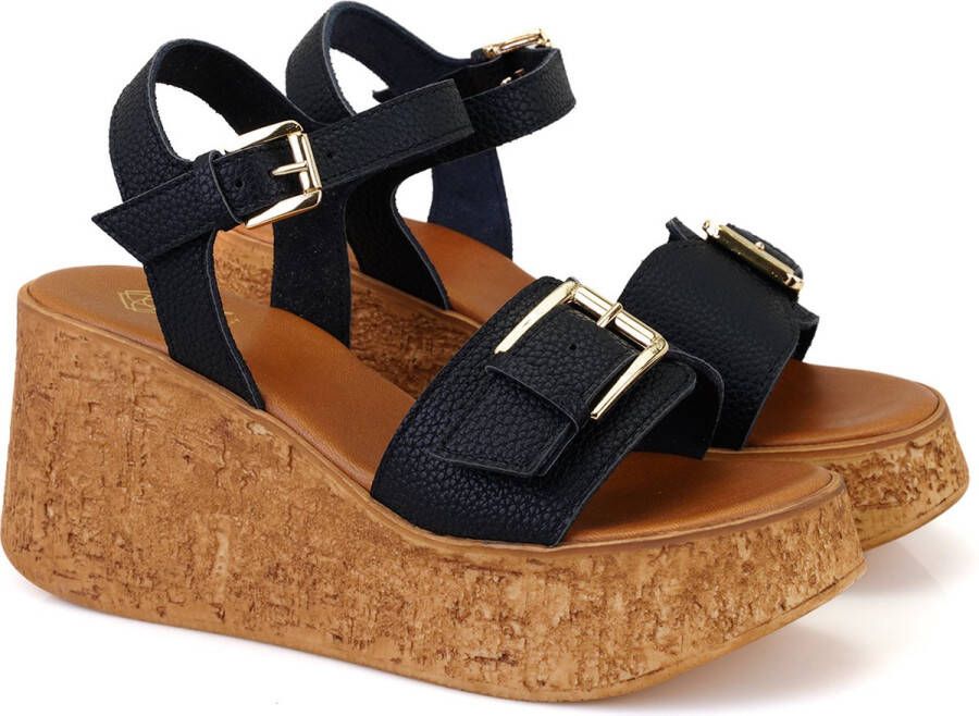 DESA Sandalen Suède Zwart Vrouwen Schoenpunt: Nez ouvert