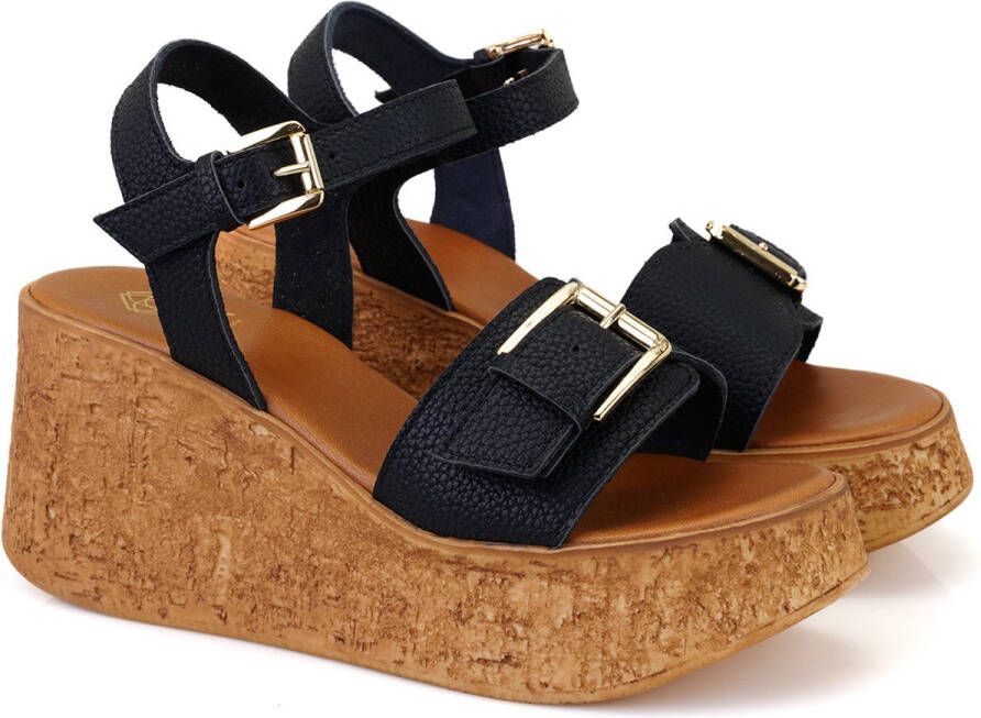 DESA Sandalen Suède Zwart Vrouwen Schoenpunt: Nez ouvert