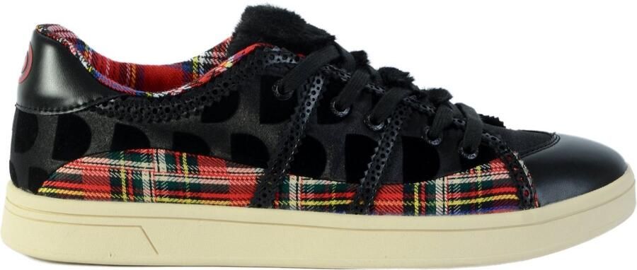 Desigual Cosmetische geruite sneakers