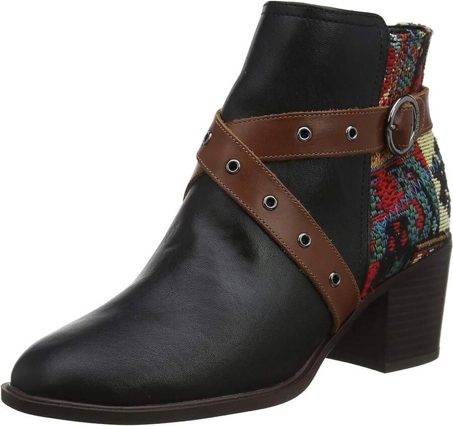 Desigual dames enkellaarsje Alaska zwart