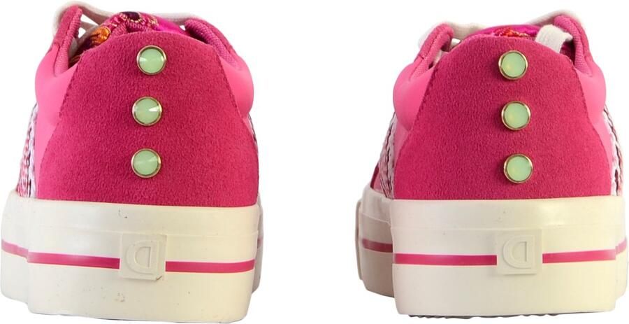 Desigual Exotische leren sportschoenen van Street