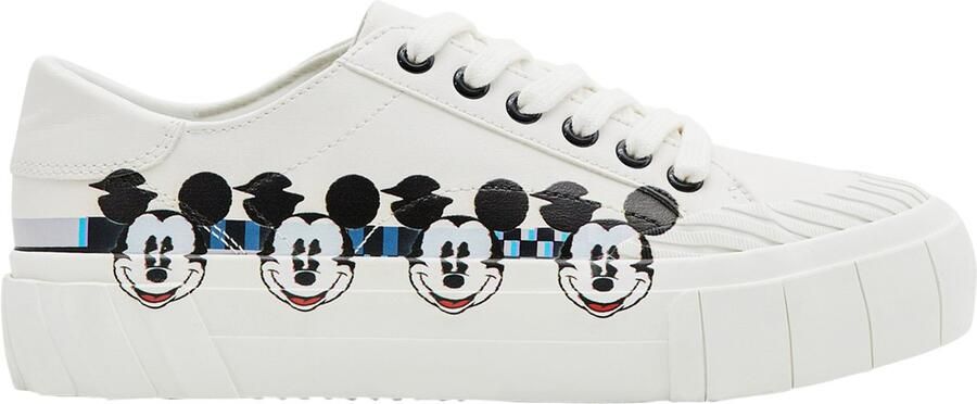 Desigual Witte Veterschoenen voor Dames White Dames