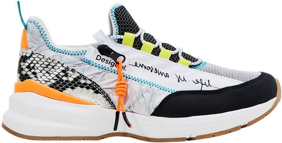 Desigual Moon Zipper Snake veterschoenen