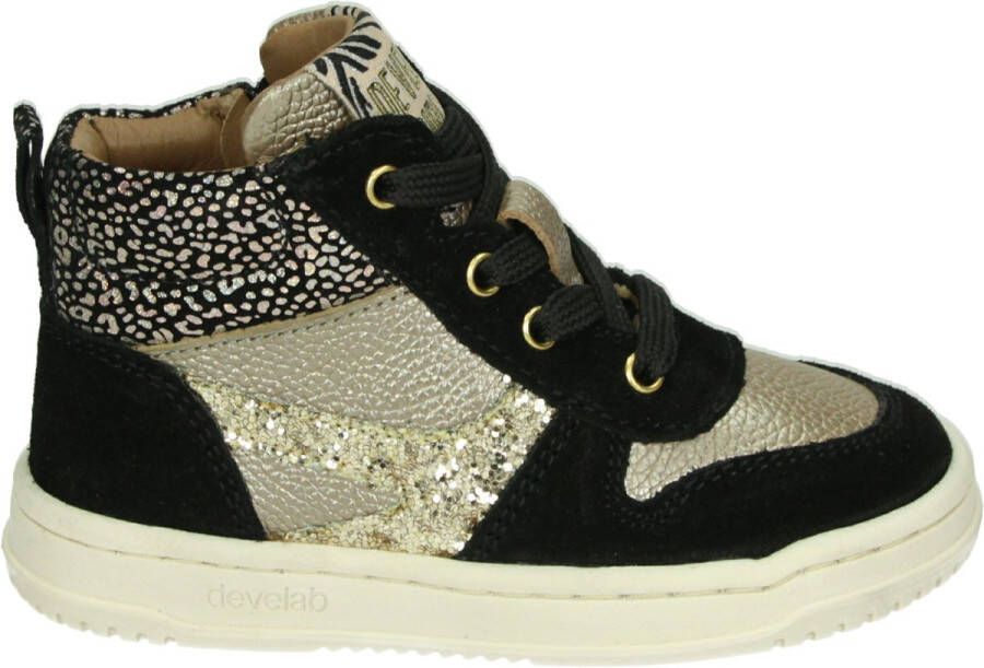 Develab 41922 MeisjesHalf-hoogKindersneakers Zwart