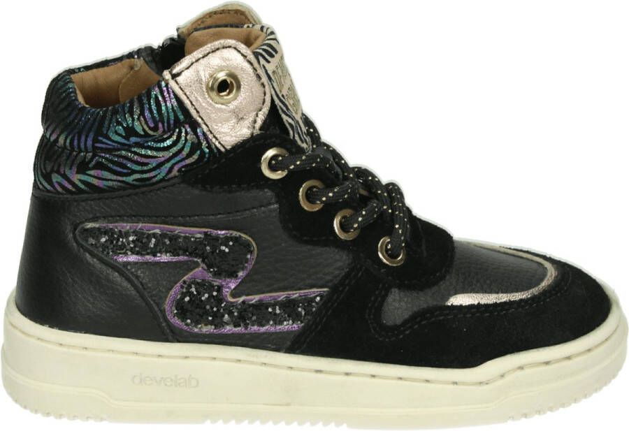 Develab 41926 MeisjesHalf-hoogKindersneakers Zwart