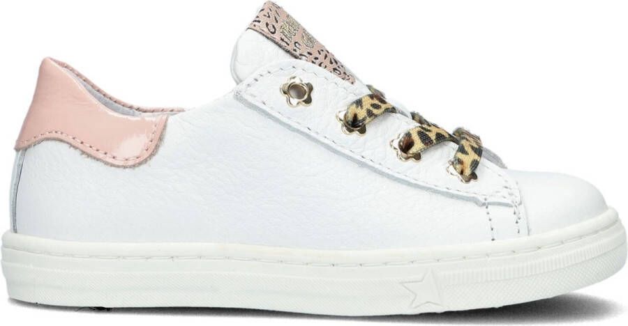 Develab 42618 Lage sneakers Leren Sneaker Meisjes Wit