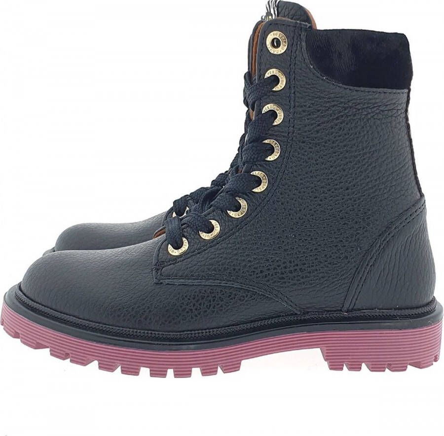 Develab Veterboots zwart Leer 32319 - Foto 2