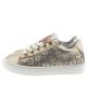 Develab 42734 Lage sneakers Leren Sneaker Meisjes Kids Goud - Thumbnail 7