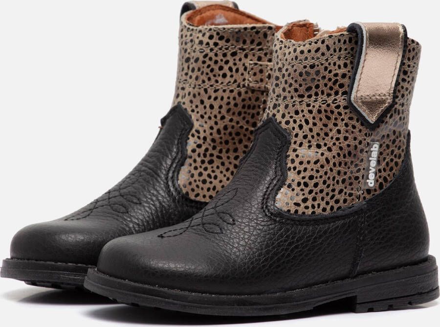 Develab 42800 Cowboylaarzen Western Laarzen Meisjes Kids Zwart - Foto 3