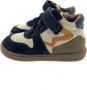 Develab 44343 Sneakers Leren Sneaker Unisex Blauw - Thumbnail 8