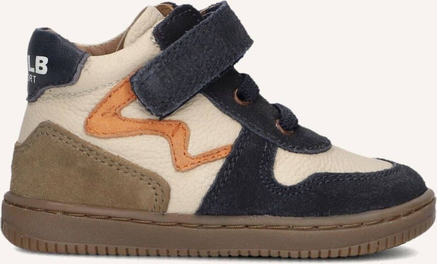Develab 44343 Sneakers Unisex Leren Sneaker Blauw