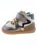 Develab 44402 Sneakers Meisjes Leren Sneaker Beige - Thumbnail 1