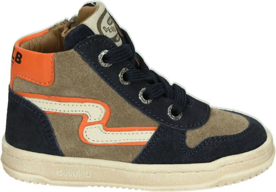 Develab 44413 JongensHalf-hoogKindersneakers Blauw