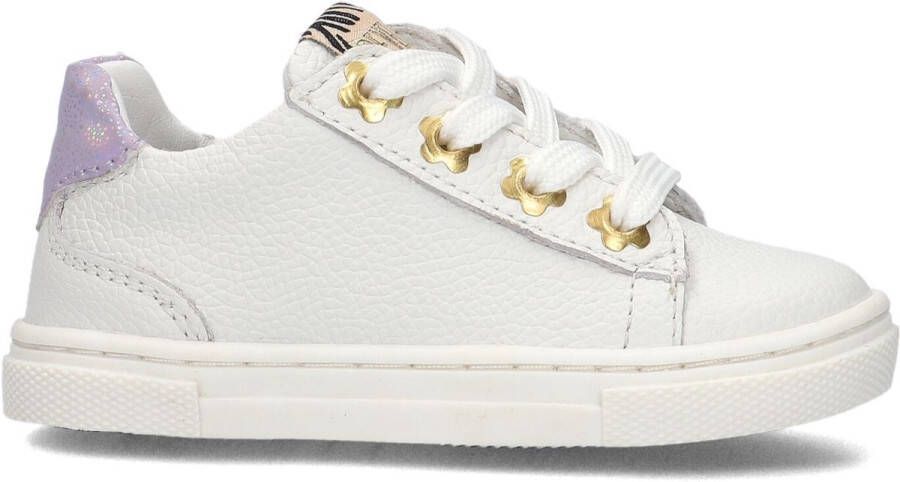 Develab 44708 Sneakers Leren Sneaker Meisjes Wit