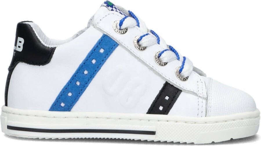 Develab 45011 Lage sneakers Leren Sneaker Jongens Wit