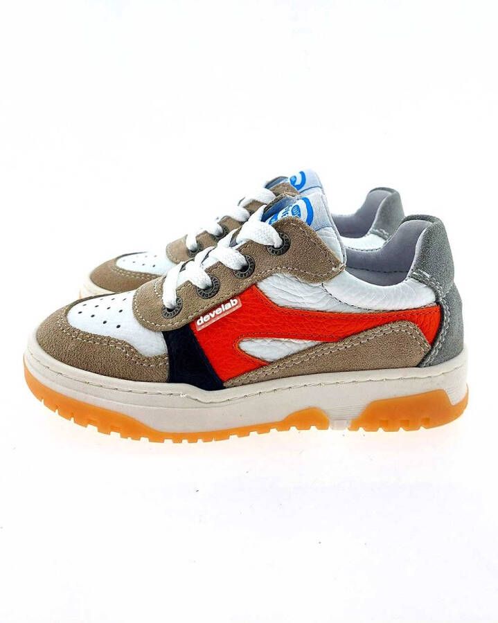 Develab 45271 sneaker beige combi
