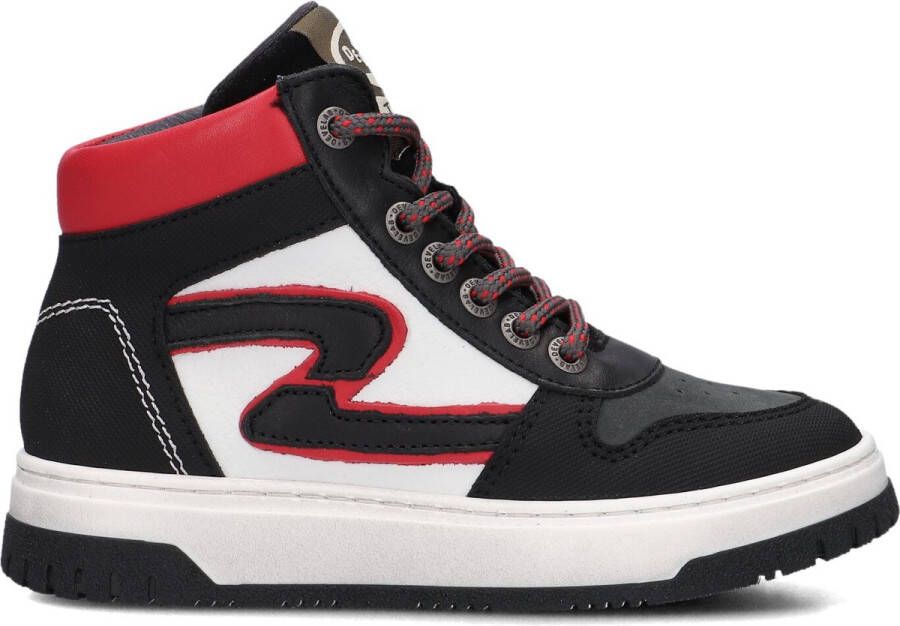 Develab 45371 Sneakers Jongens Leren Sneaker Zwart
