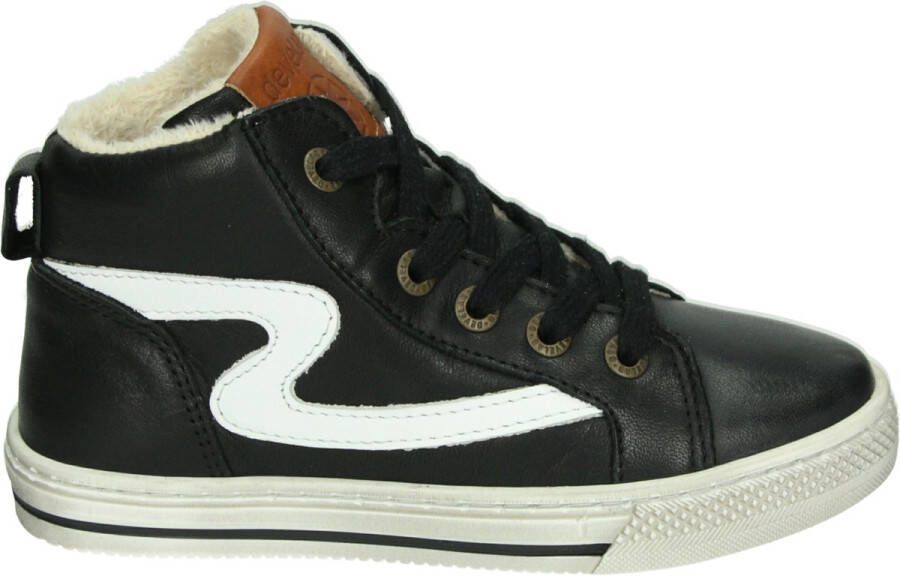 Develab 45667~~~~~~~~~~~~~~~~~~~~~~~~~ JongensHalf-hoogKindersneakers Zwart - Foto 7