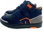 Develab 44307 Lage sneakers Leren Sneaker Jongens Kids Donkerblauw - Thumbnail 13