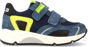 Develab 45783 klittenband sneaker blauw