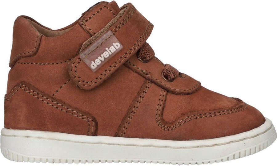 Develab 45831 754 Cognac Nubuck Sneakers hoge-sneakers - Foto 4