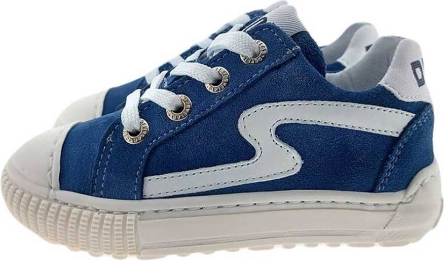 Develab 45957 693 Blue Combi Suede Lage sneakers