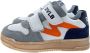 Develab leren sneakers wit oranje blauw Leer Meerkleurig 28 - Thumbnail 2