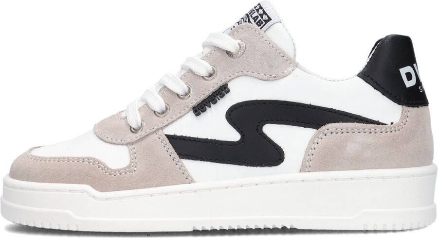 Develab 45987 Lage sneakers Leren Sneaker Meisjes Beige