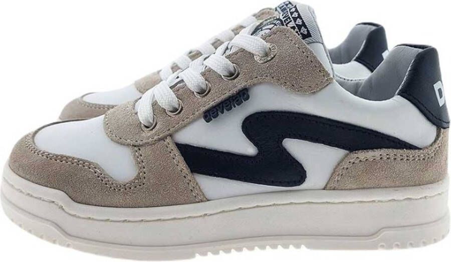 Develab 45987 Lage sneakers Leren Sneaker Beige