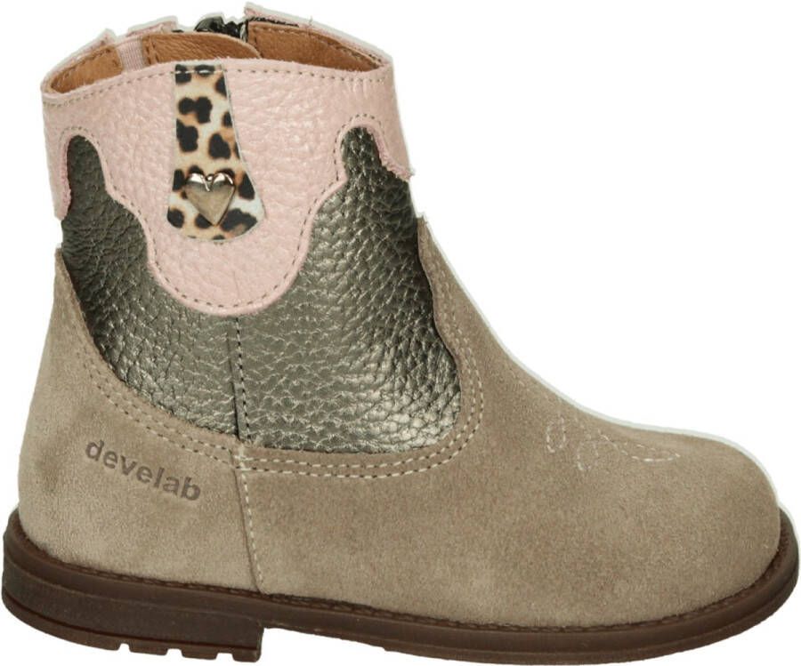 Develab 47084 MeisjesLaarzenKinderlaarsjes Taupe