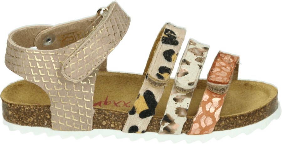 Develab 48304 leren sandalen met dierenprint goud multi Meisjes Leer Dierenprint 27 - Foto 8