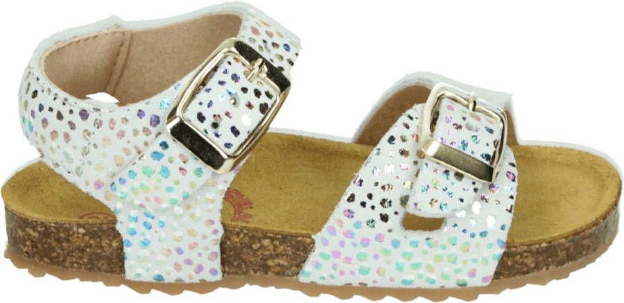 Develab leren sandalen met allover print wit Meisjes Leer All over print 20 - Foto 12