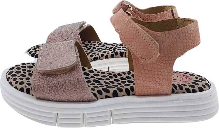 Develab Sandalen roze Leer