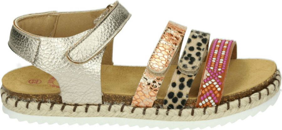 Develab 48484 MeisjesSandalenKindersandalen Bruin