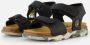 Develab Velcro Sandalen zwart Imitatieleer - Thumbnail 3