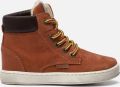 Develab 41855 nubuck veterboots cognac Bruin Jongens Leer Effen 24 - Bruin
