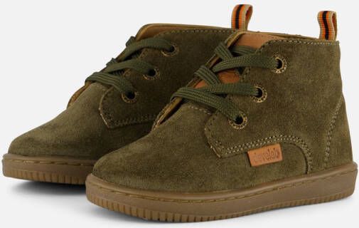 Develab Babyschoenen groen Suede