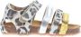Develab leren sandalen met panterprint beige geel Meisjes Leer Panterprint 23 - Thumbnail 1