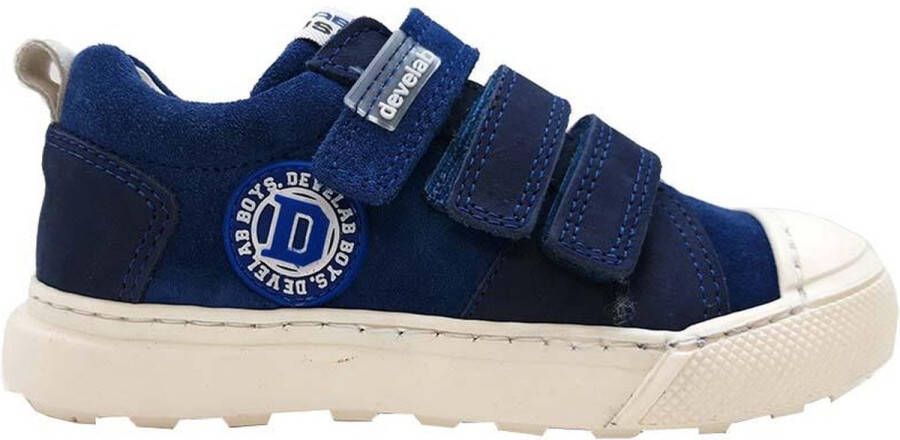 Develab Blauwe Klittenbandschoenen