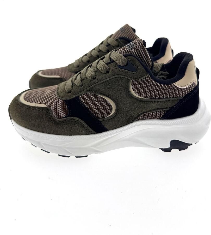 Develab 40003 Sneakers Jongens Khaki - Foto 2