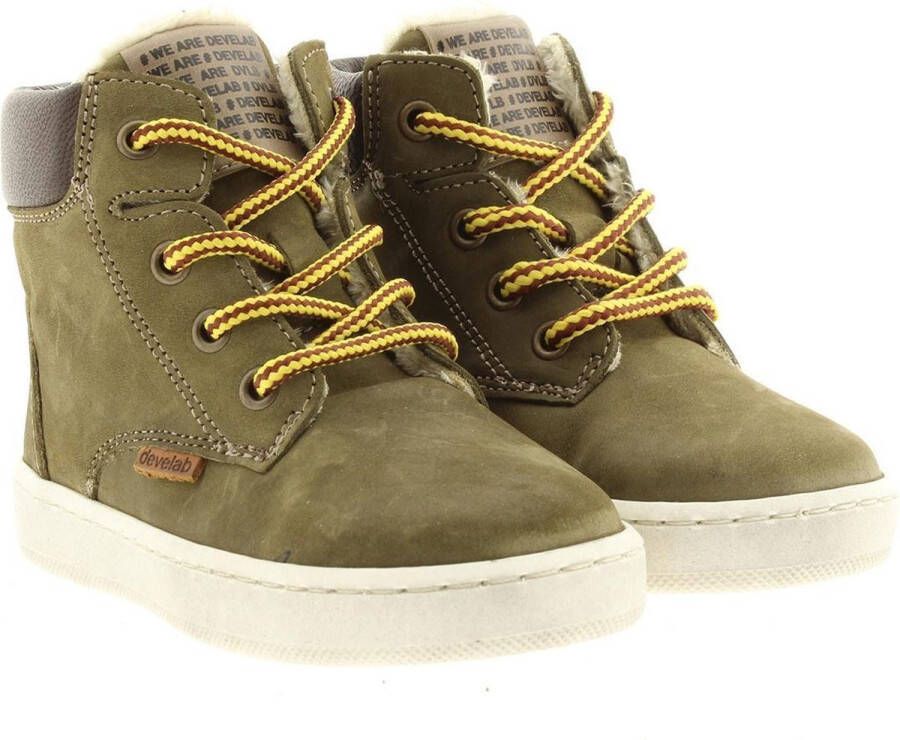 Develab Veterschoenen Hoog Veterschoenen Hoog groen - Foto 6