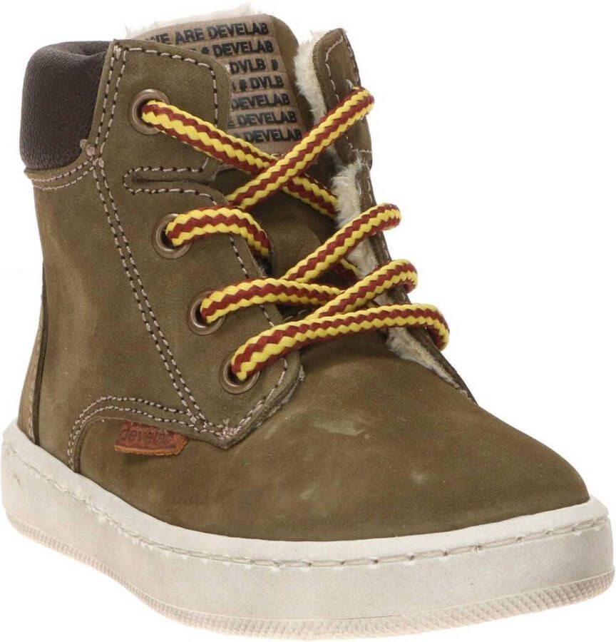 Develab Veterschoenen Hoog Veterschoenen Hoog groen - Foto 3