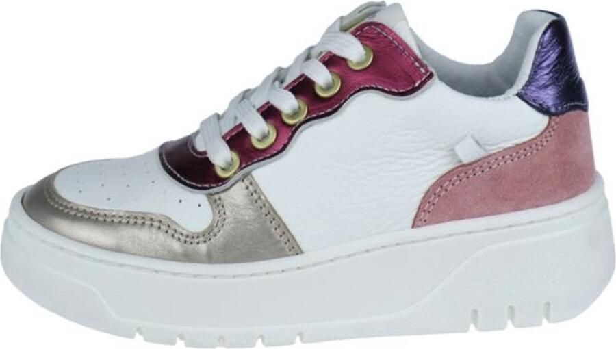 Develab 41882 Lage sneakers Leren Sneaker Meisjes Goud