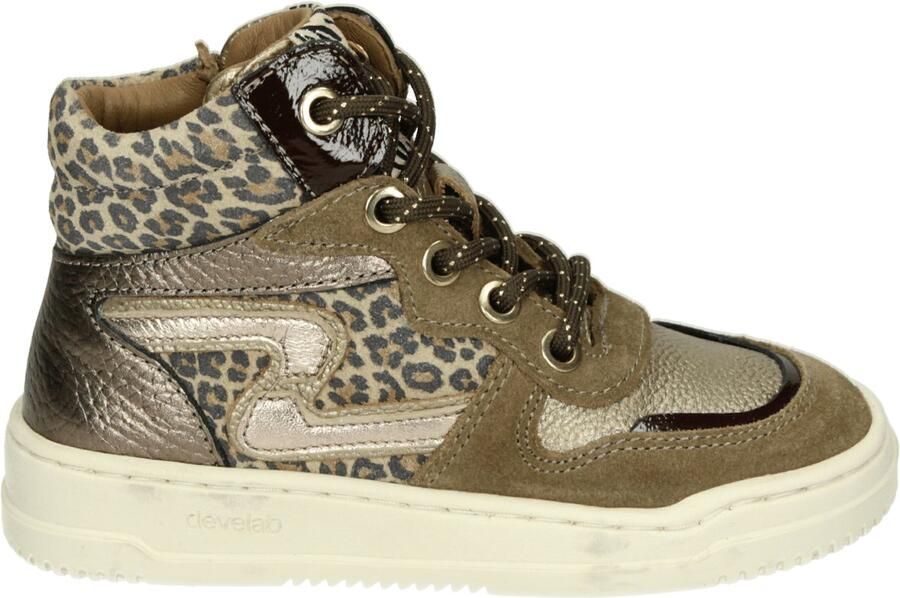 Develab 41926 Half-hoogMeisjesKindersneakers Bruin