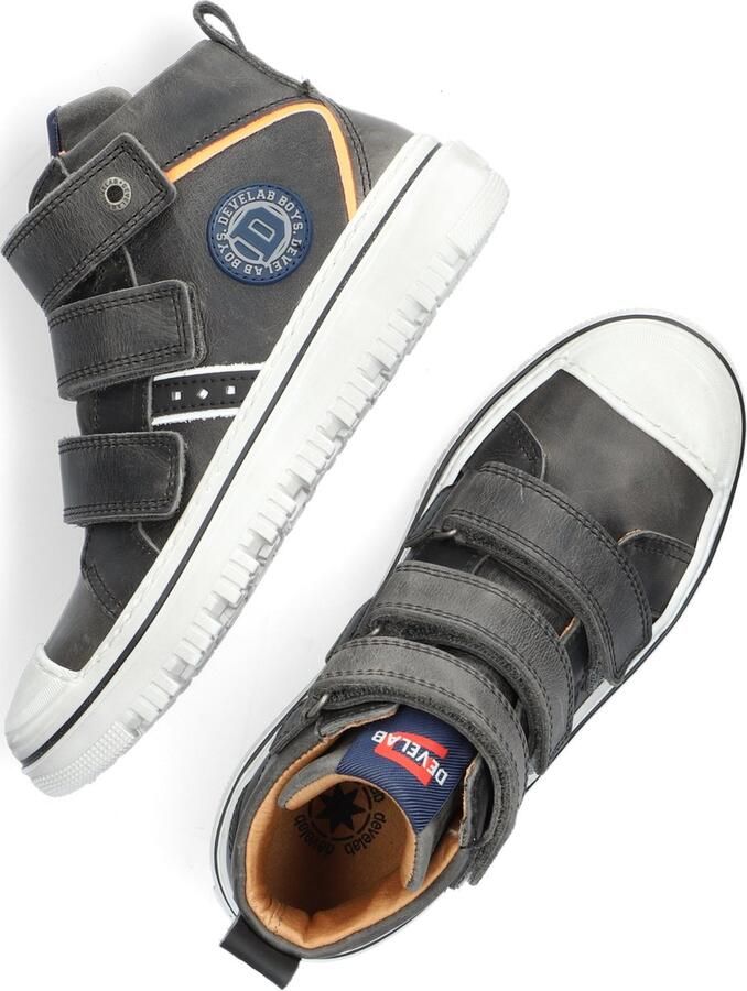 Develab 41935 Hoge sneakers Leren Sneaker Jongens Grijs - Foto 4