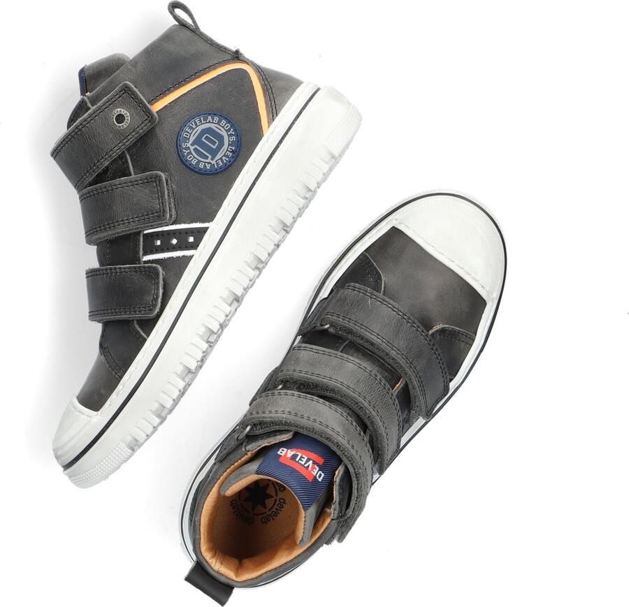 Develab 41935 Hoge sneakers Leren Sneaker Jongens Grijs - Foto 2