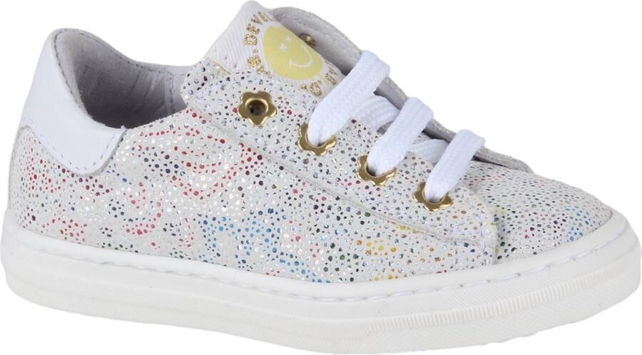Develab 42878~~~~~~~~~~~~~~~~~~~~~~~~~ Lage schoenenKindersneakers Wit beige