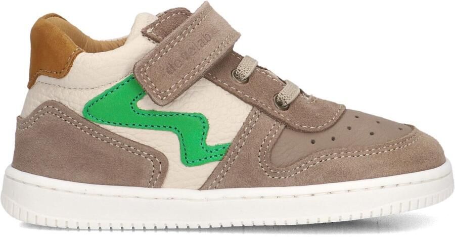 Develab 44339 Sneakers Jongens Leren Sneaker Taupe